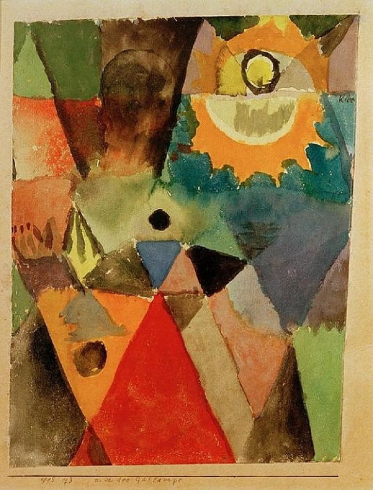 Avec la lampe à gaz - Paul Klee