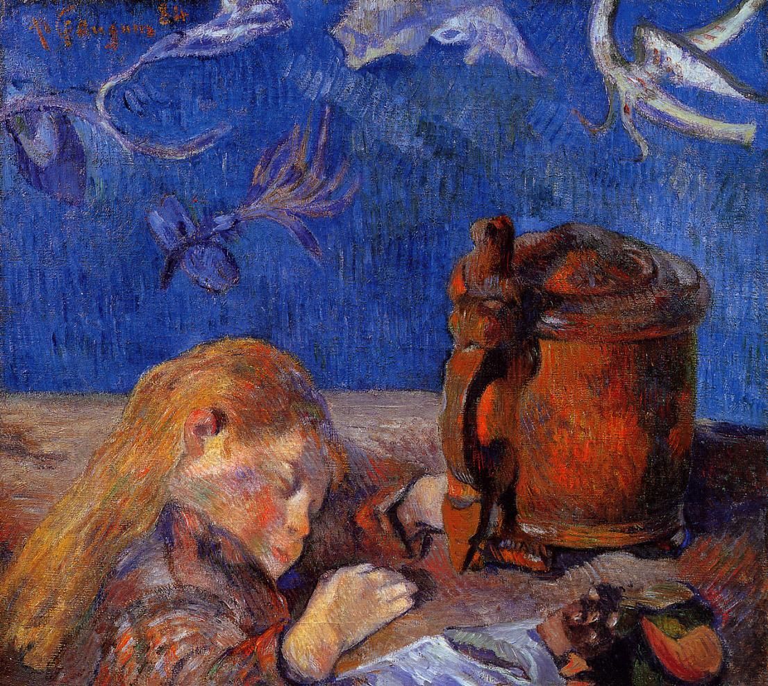 Portrait de Clovis Gauguin (L'enfant endormi) - Paul Gauguin