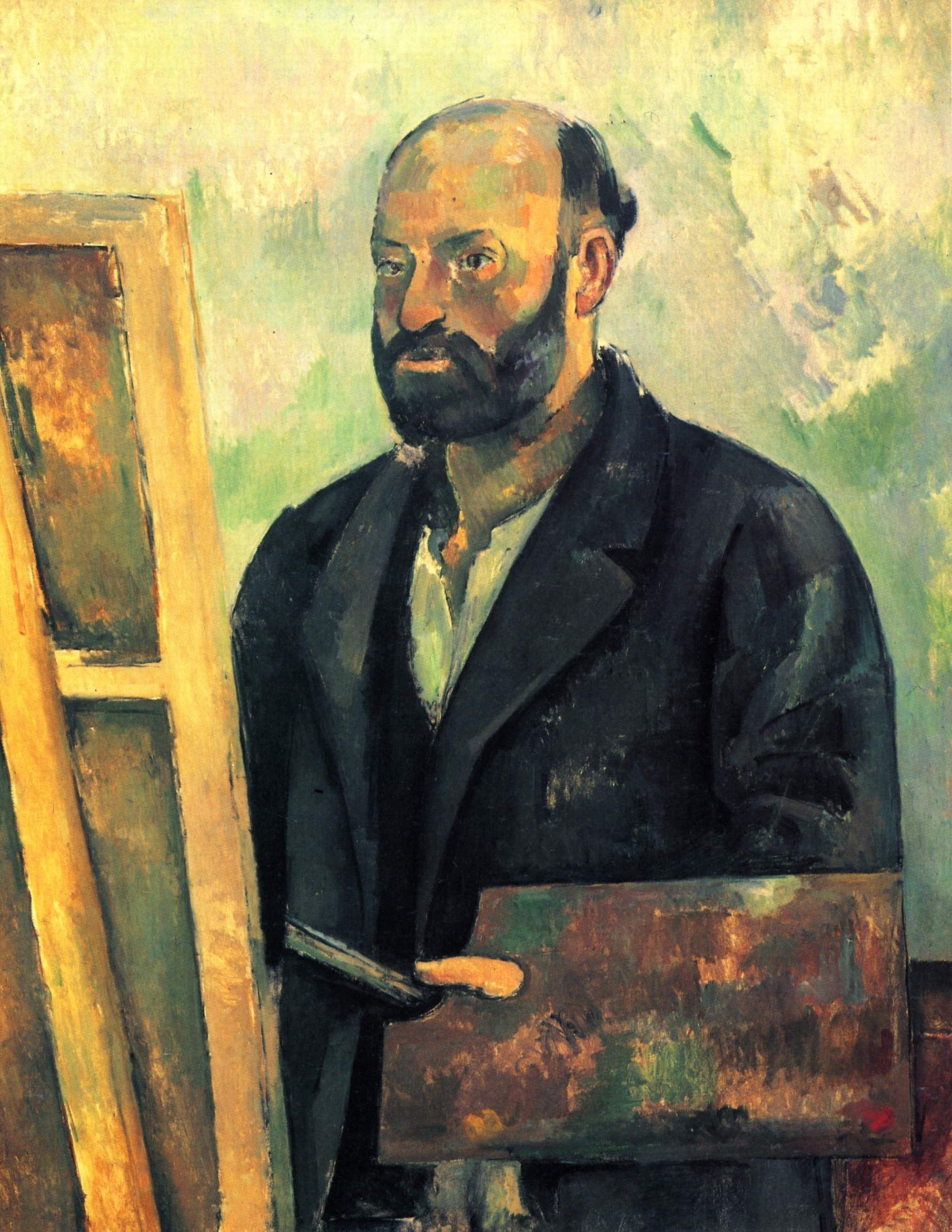 Auto-portrait avec la palette - Paul Cézanne