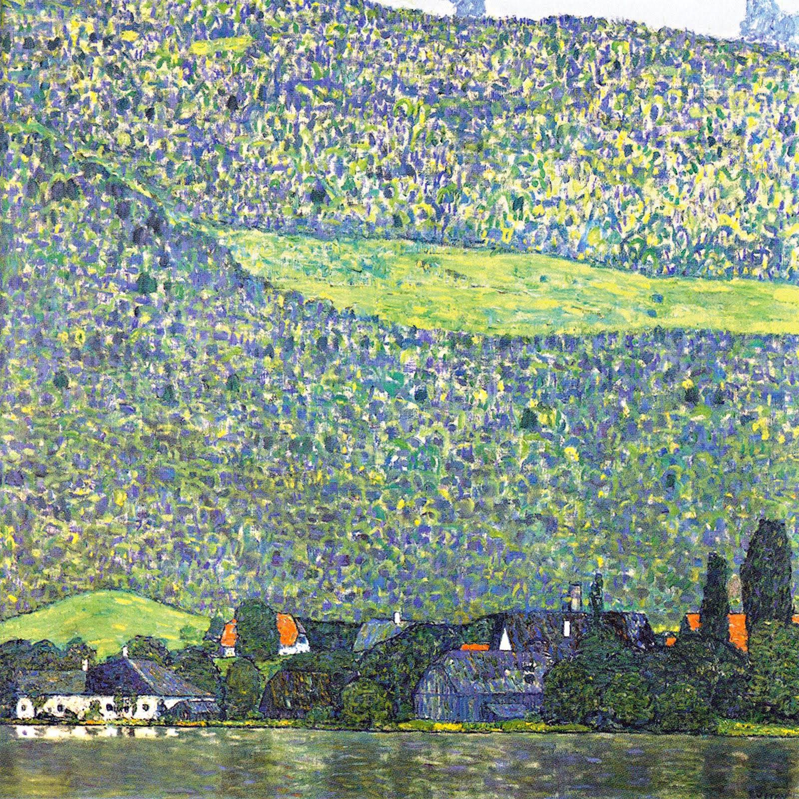 Litzlberg sur le lac Attersee 1915 - Gustav Klimt