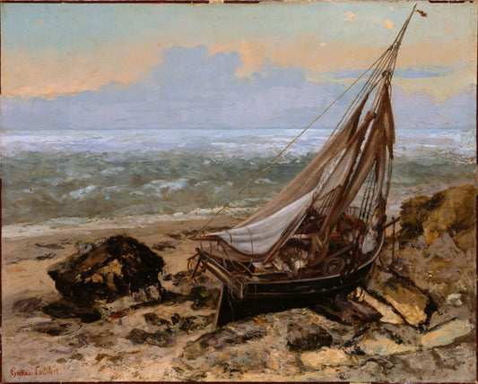 Bateau de pèche - Gustave Courbet