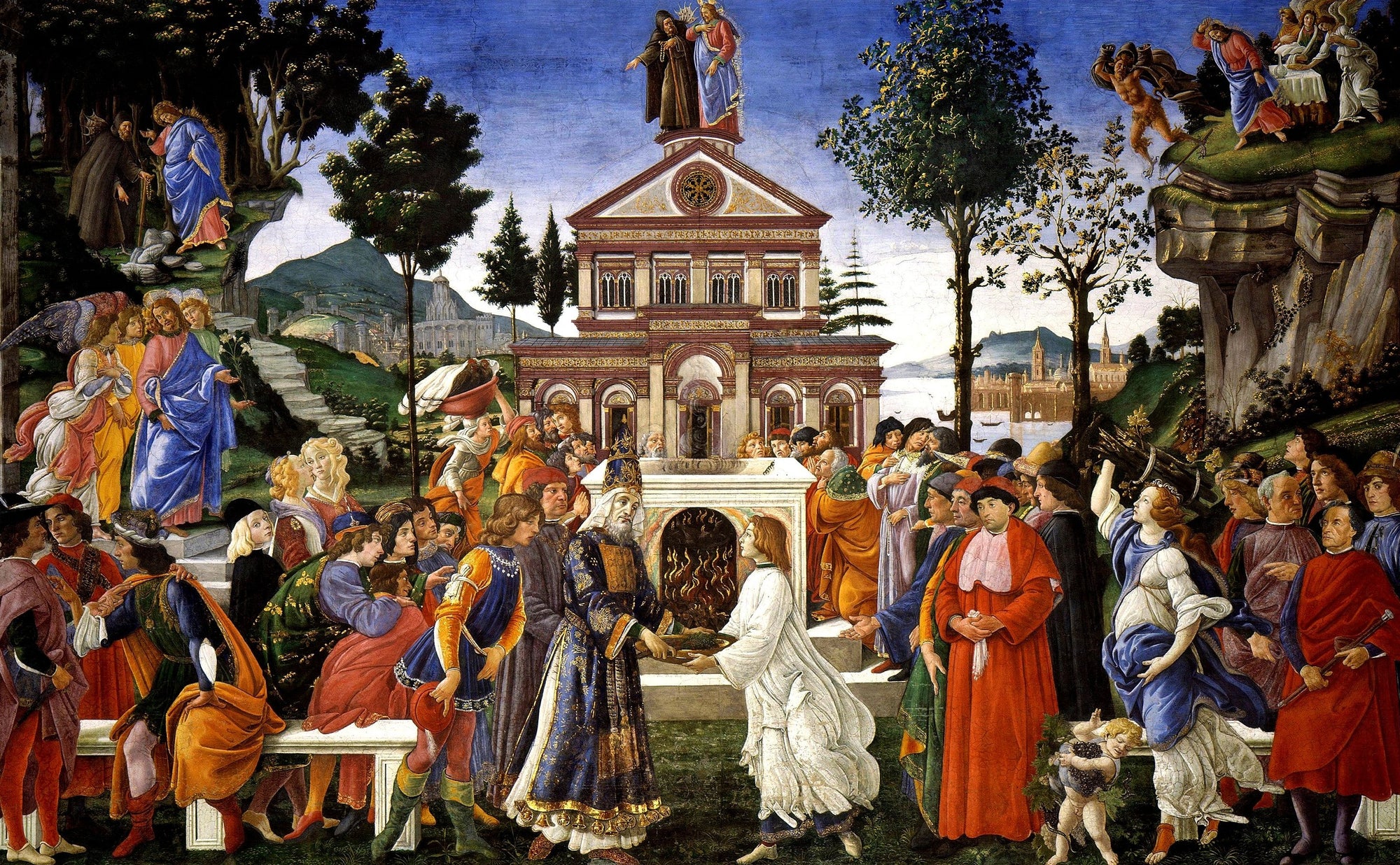 La tentation du Christ - Sandro Botticelli