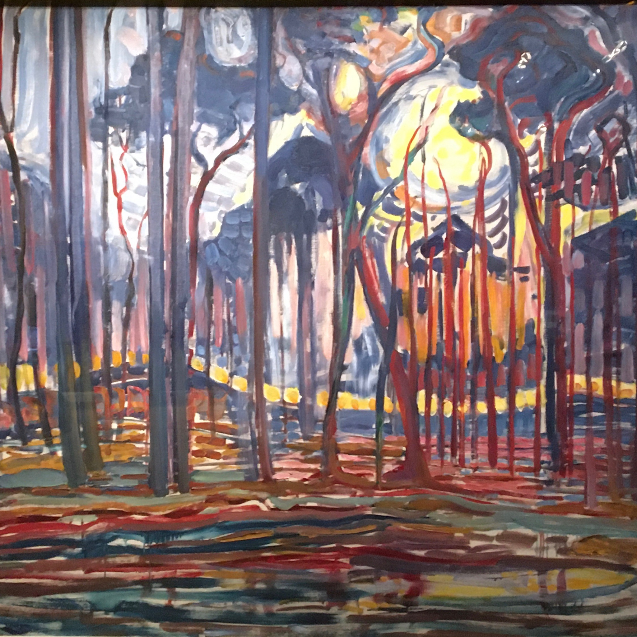 Forêt à Oele - Mondrian