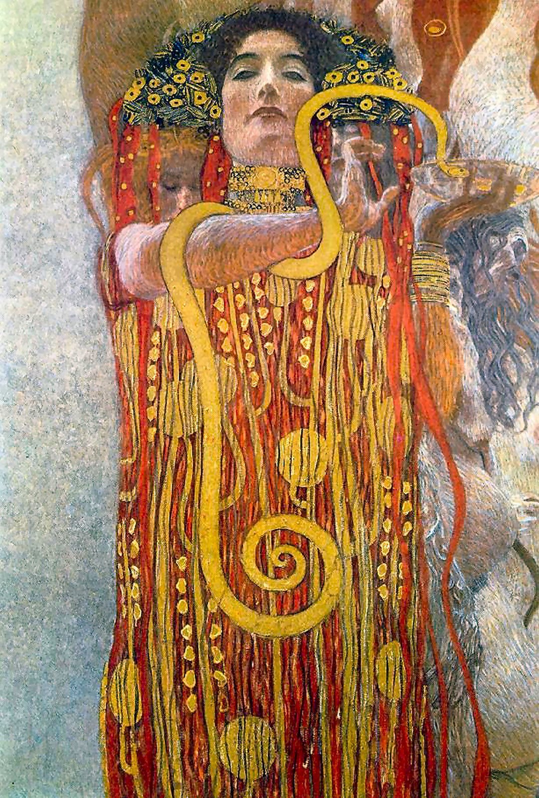 Hygieia Médecine Détail - Gustav Klimt
