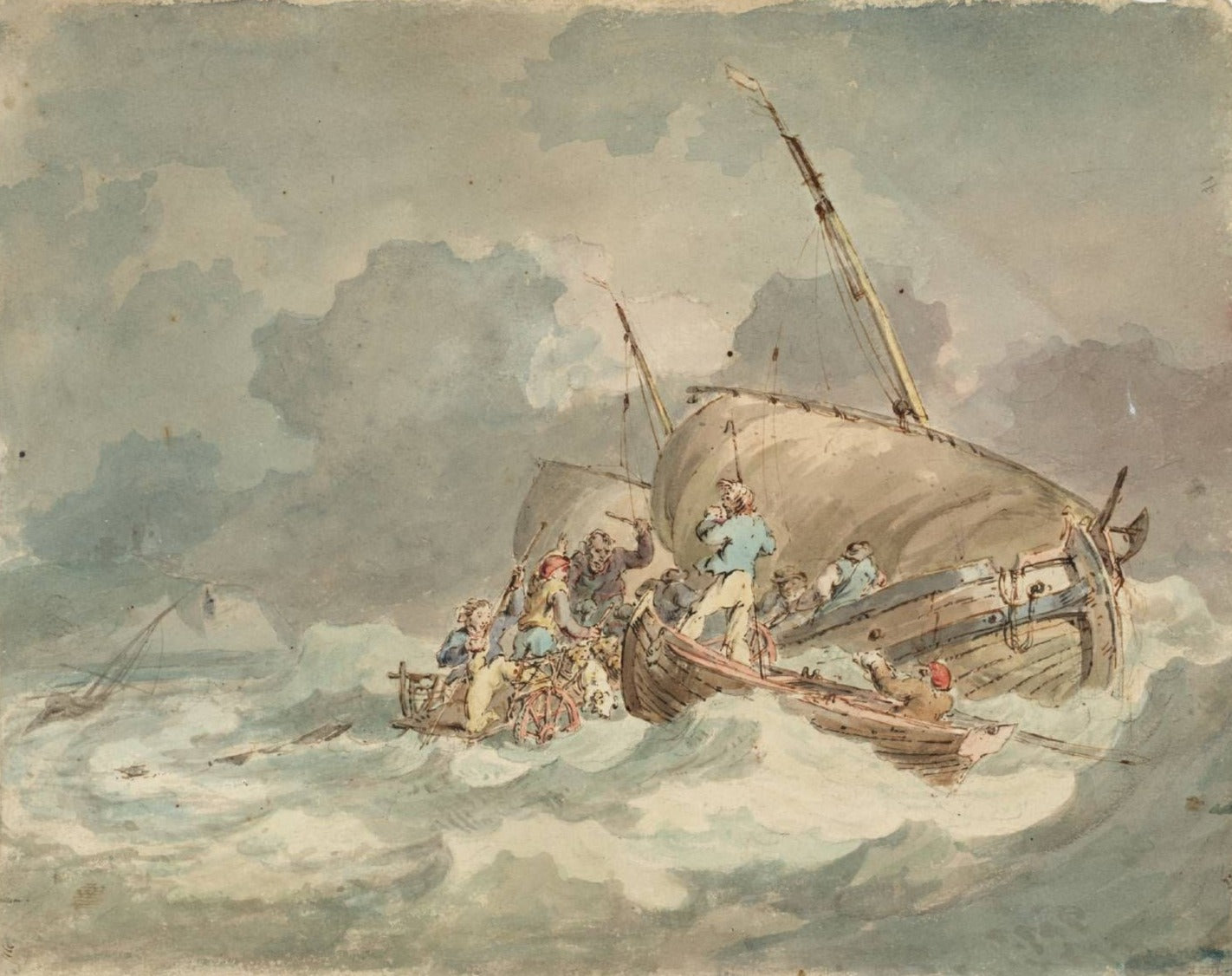 Les marins embarquent des cochons - William Turner