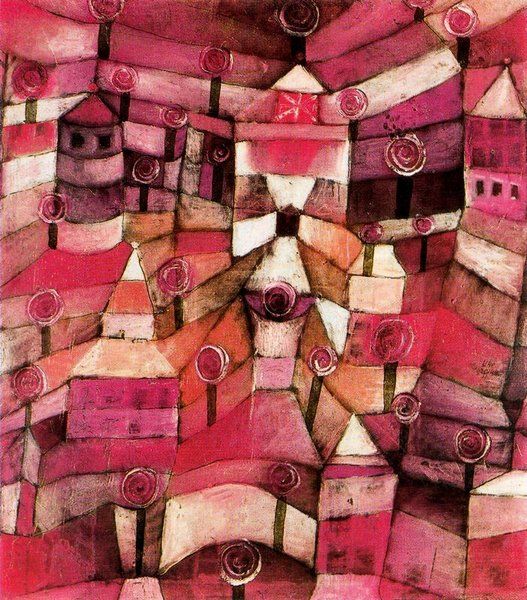 Jardin de roses - Paul Klee