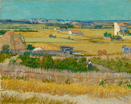 La Moisson - La Plaine de la Crau - Van Gogh