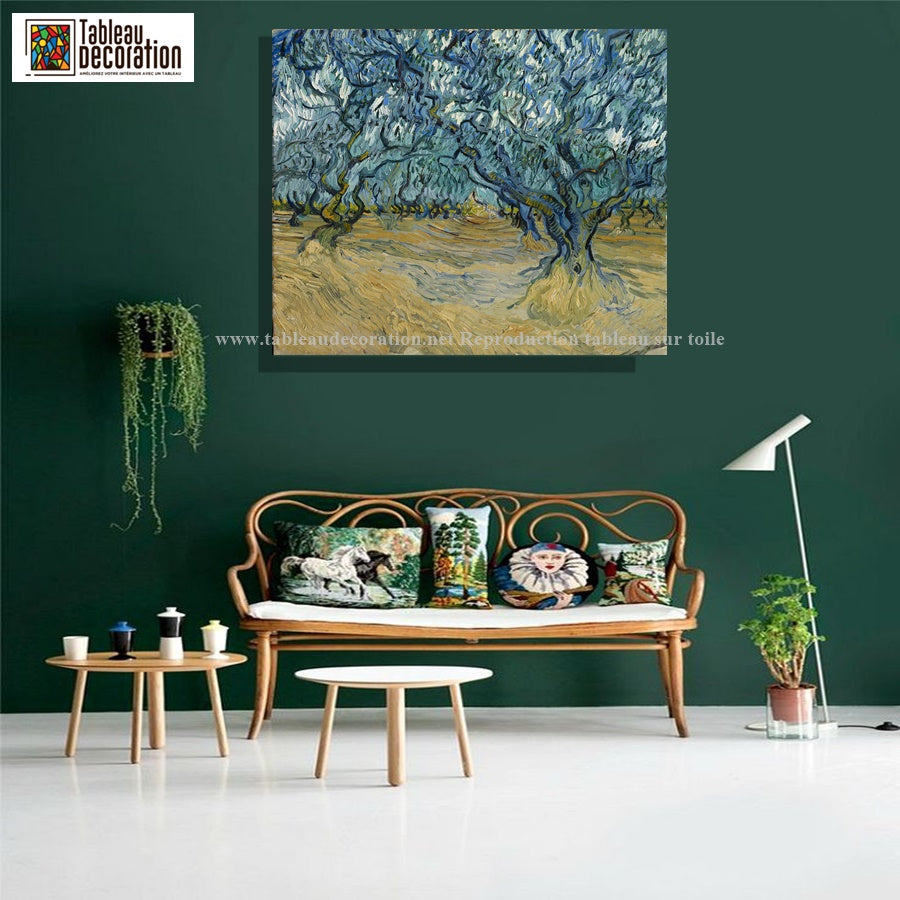 Le Champ d'oliviers - Van Gogh