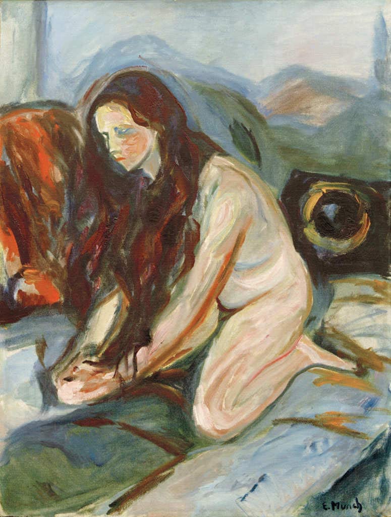 Nu à genoux - Edvard Munch