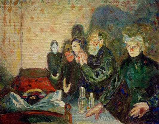 Les affres de la mort - Edvard Munch