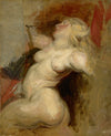 Une silhouette de femme nue - Eugène Delacroix