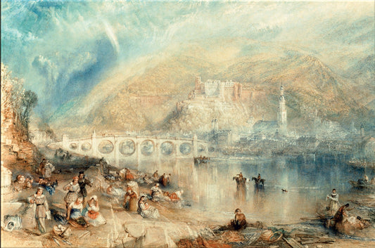Heidelberg avec l’arc en ciel - William Turner