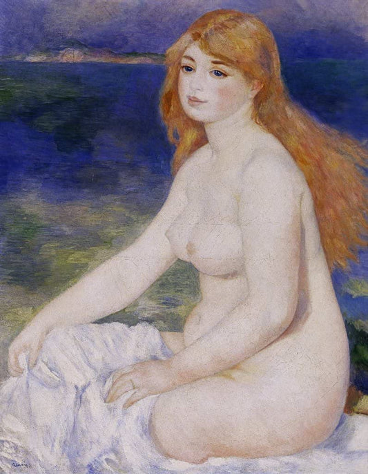 Baigneur (Baigneur blond II) - Pierre-Auguste Renoir