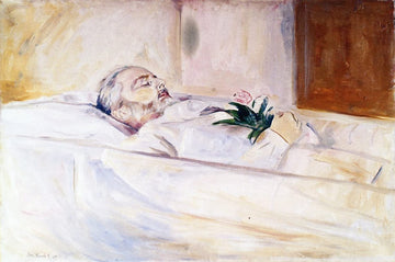 John Hazeland sur son lit de mort - Edvard Munch