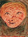 Masque maquillé de vieille femme - Paul Klee