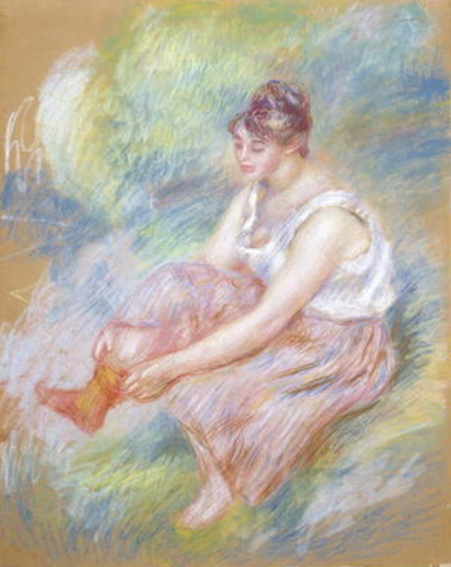 Après le bain, vers 1890 - Pierre-Auguste Renoir