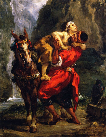 Le bon Samaritain - Eugène Delacroix
