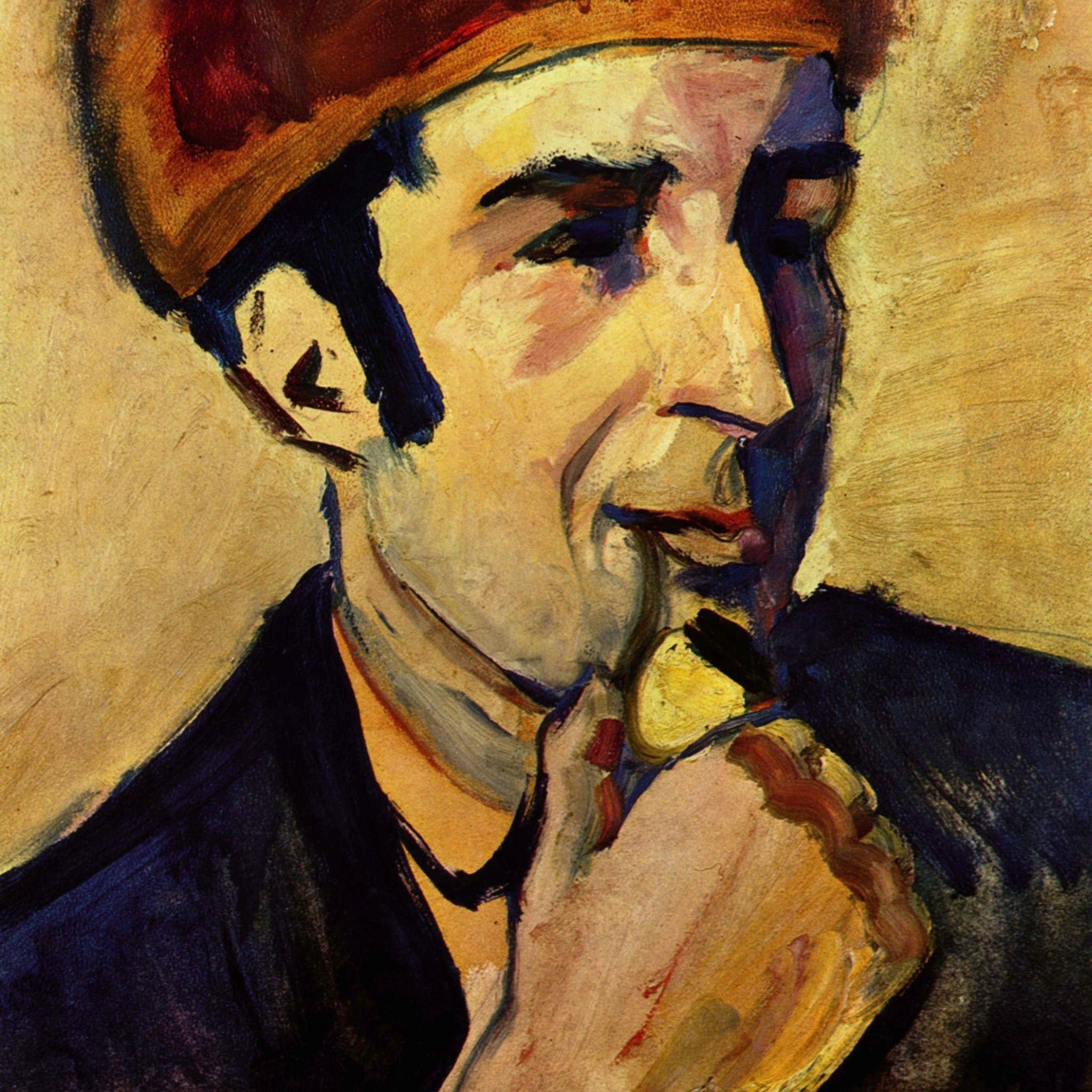 Portrait de franz marc - August Macke