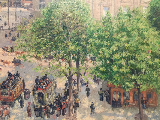 Place du théatre à Paris - Camille Pissarro