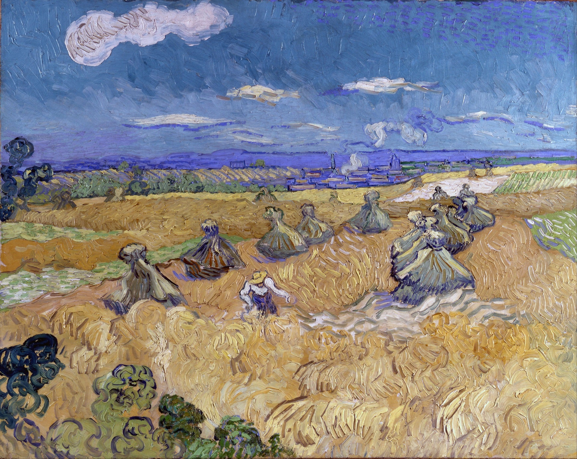Champ de blé 1890 - Van Gogh