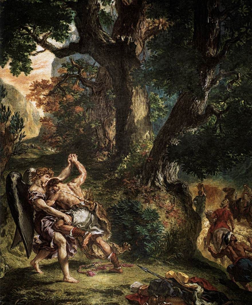 La Lutte de Jacob avec l'Ange (Delacroix) - Eugène Delacroix