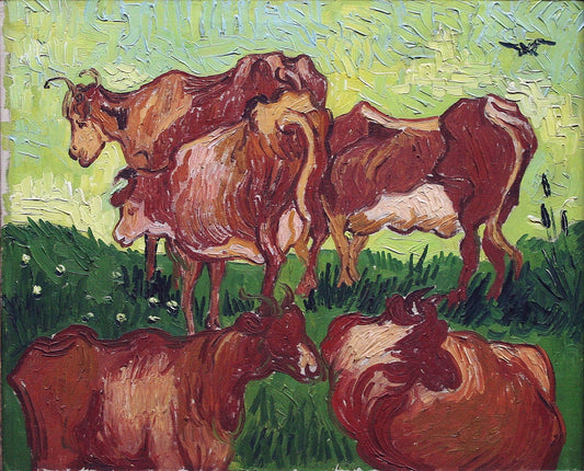 Vaches - Van Gogh