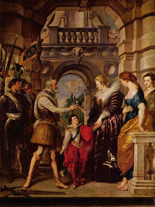 La Remise de la régence à la reine - Peter Paul Rubens