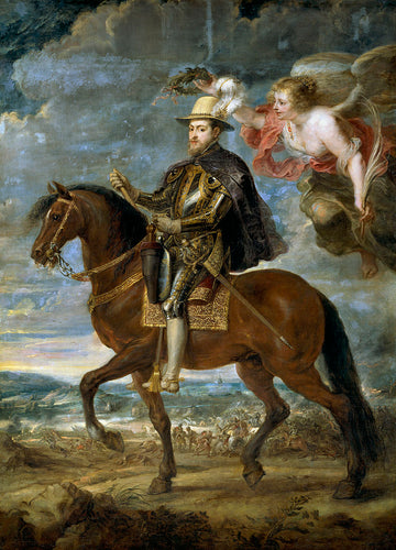 Philippe II à cheval - Peter Paul Rubens