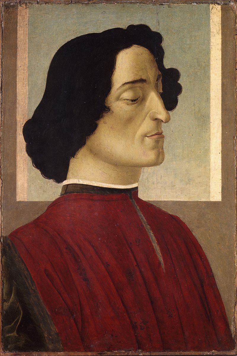 Portrait du Giuliano de Médicis - Sandro Botticelli