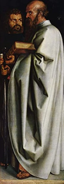 Les quatre apôtres, partie droite - Saint Marc et Saint Paul - Albrecht Dürer