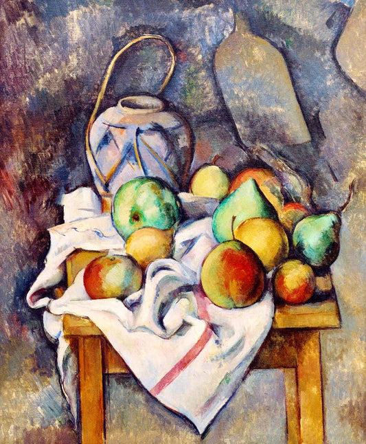 Le vase paille - Paul Cézanne