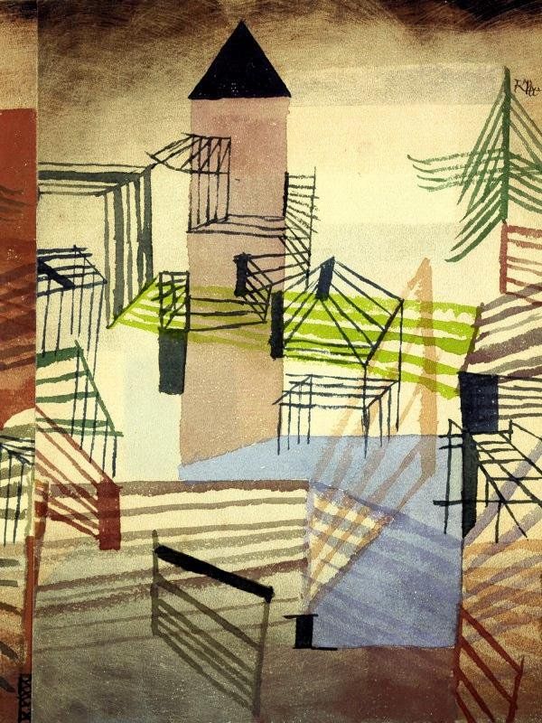 Construction d'une forteresse - Paul Klee