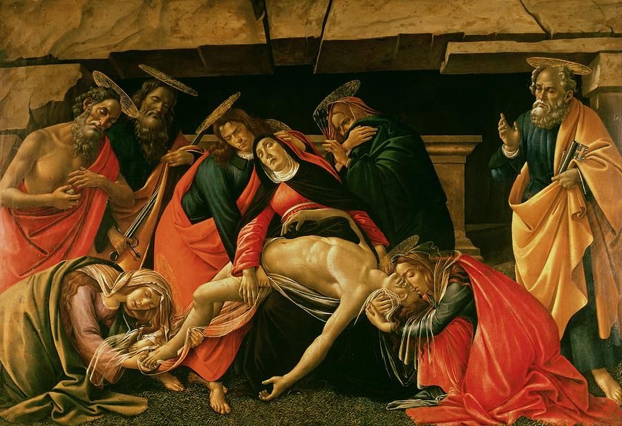 Lamentation du Christ. c.1490 - Sandro Botticelli
