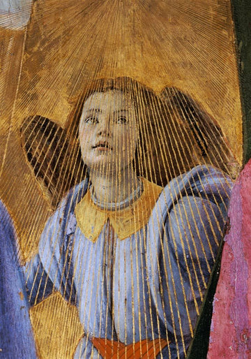 Ange, du "Couronnement de la Vierge" - Sandro Botticelli