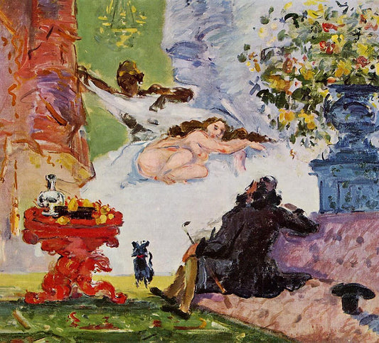 La moderne Olympia - Paul Cézanne