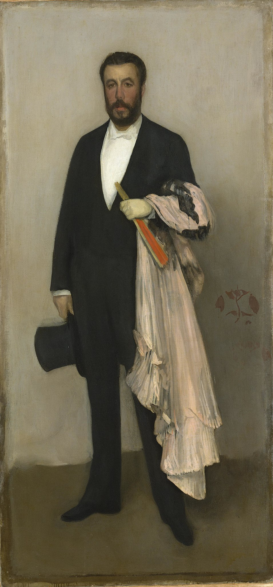 Arrangement en couleur chair et noir : Portrait de Théodore Duret - James Abbott McNeill Whistler