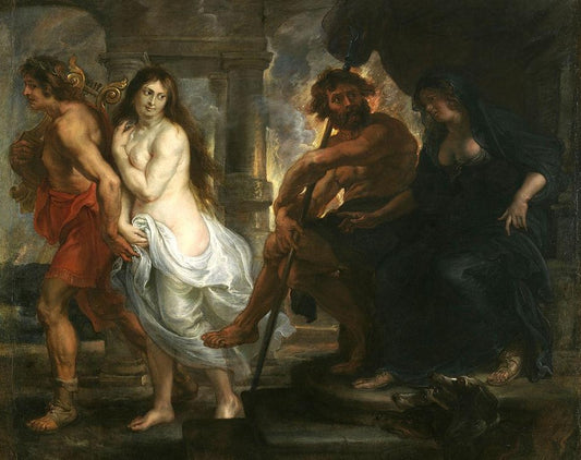 Orphée conduit des Eurydike du Hades - Peter Paul Rubens