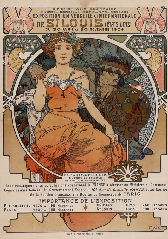 Exposition universelle de St Louis 1904 - Mucha
