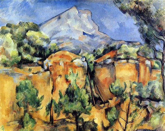 La Montagne Sainte-Victoire vue de Bibémus - Paul Cézanne