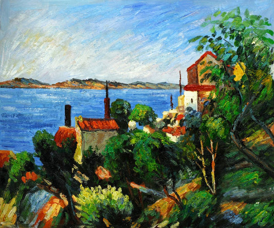 La mer l'Estaque - Paul Cézanne
