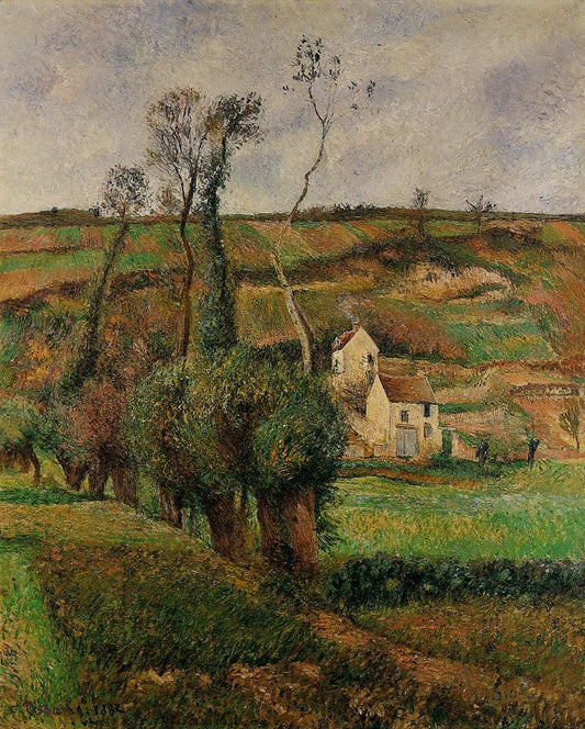 Les pentes de choux, Pontoise - Camille Pissarro