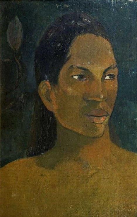 Tête d'un Tahitianerin - Paul Gauguin