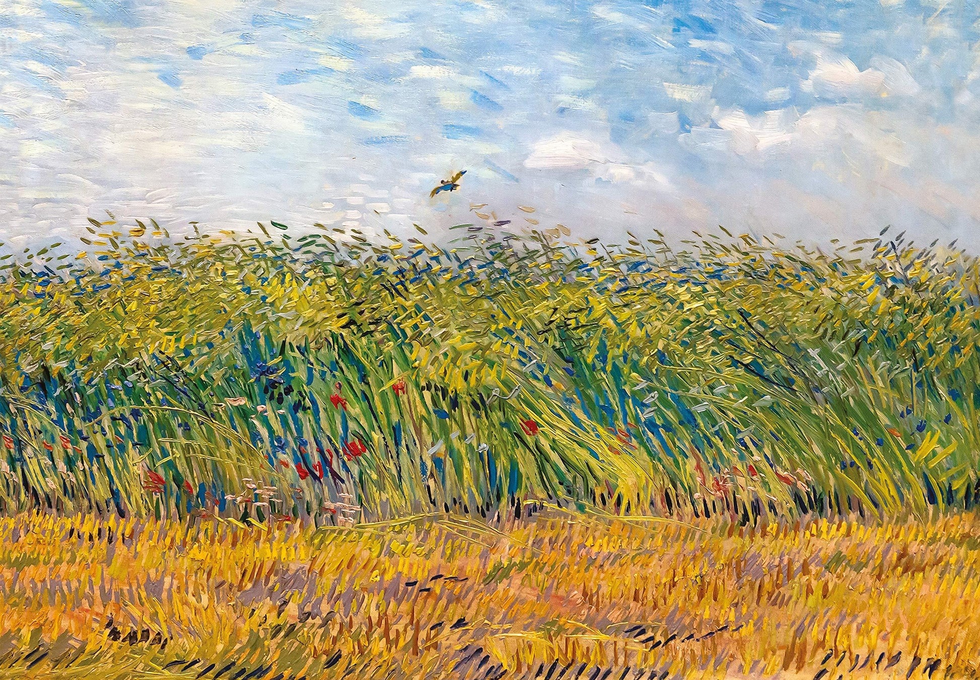 Champ de blé avec des alouettes - Van Gogh