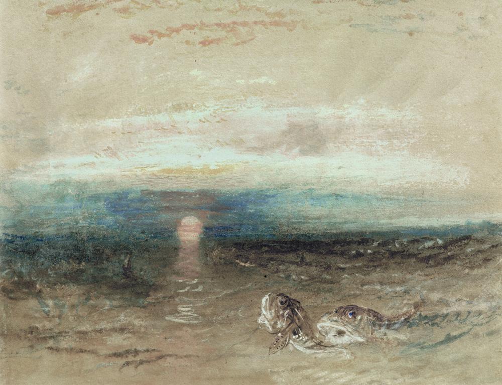 Coucher de soleil sur la mer - William Turner