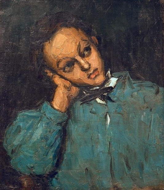 Garçon s'appuyant sur sa main - Paul Cézanne