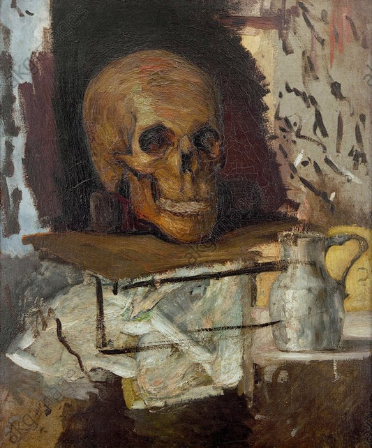 Crâne et cruche - Paul Cézanne