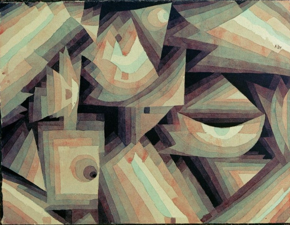 Pas de cristal, 1921 - Paul Klee