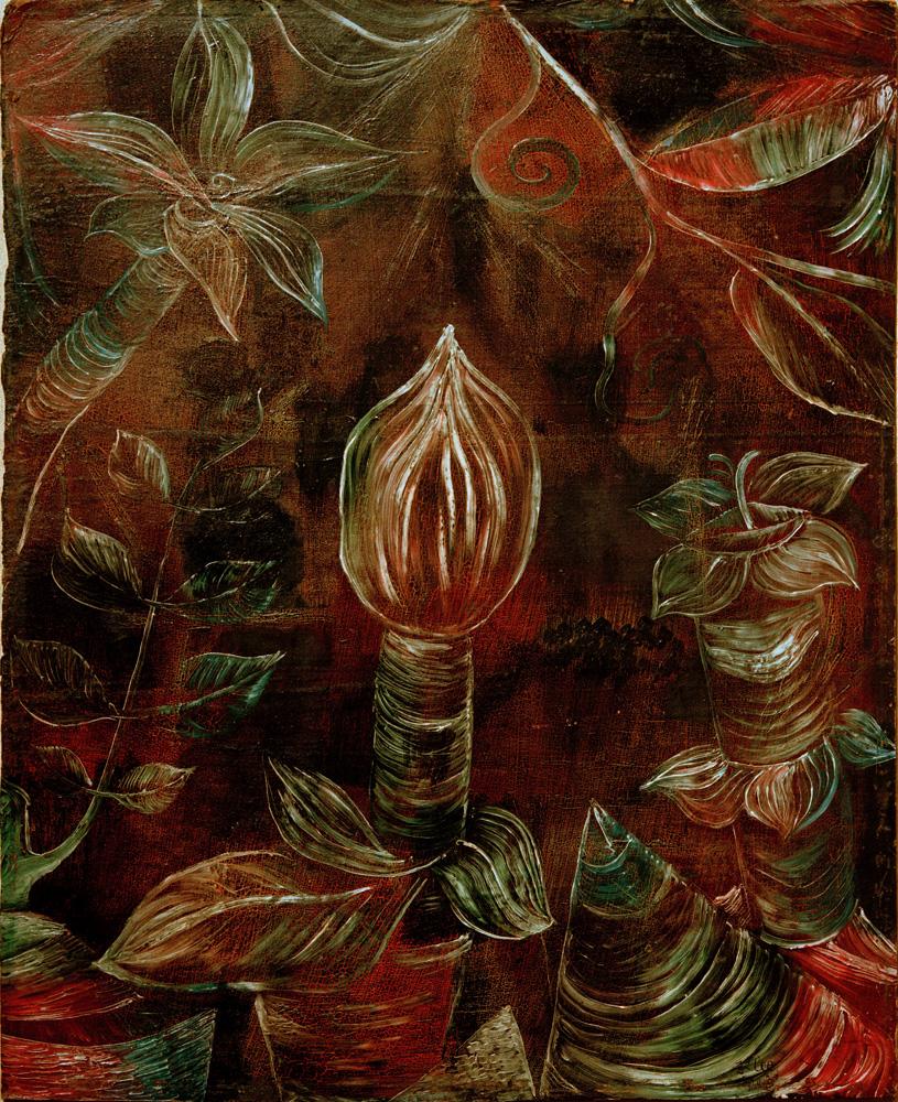 Végétal décoratif Le bourgeon - Paul Klee