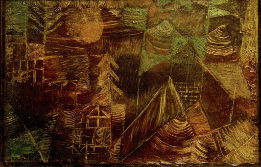 Ermitage en forêt, 1921 - Paul Klee