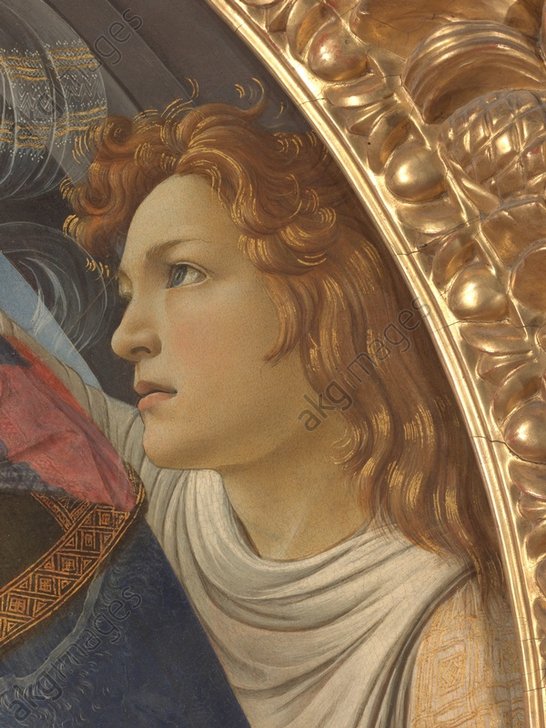 Madone Magnificat, Ange - Sandro Botticelli